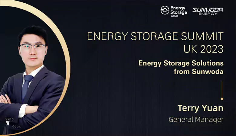Sunwoda energy at Energy Storage Summit UK 2023