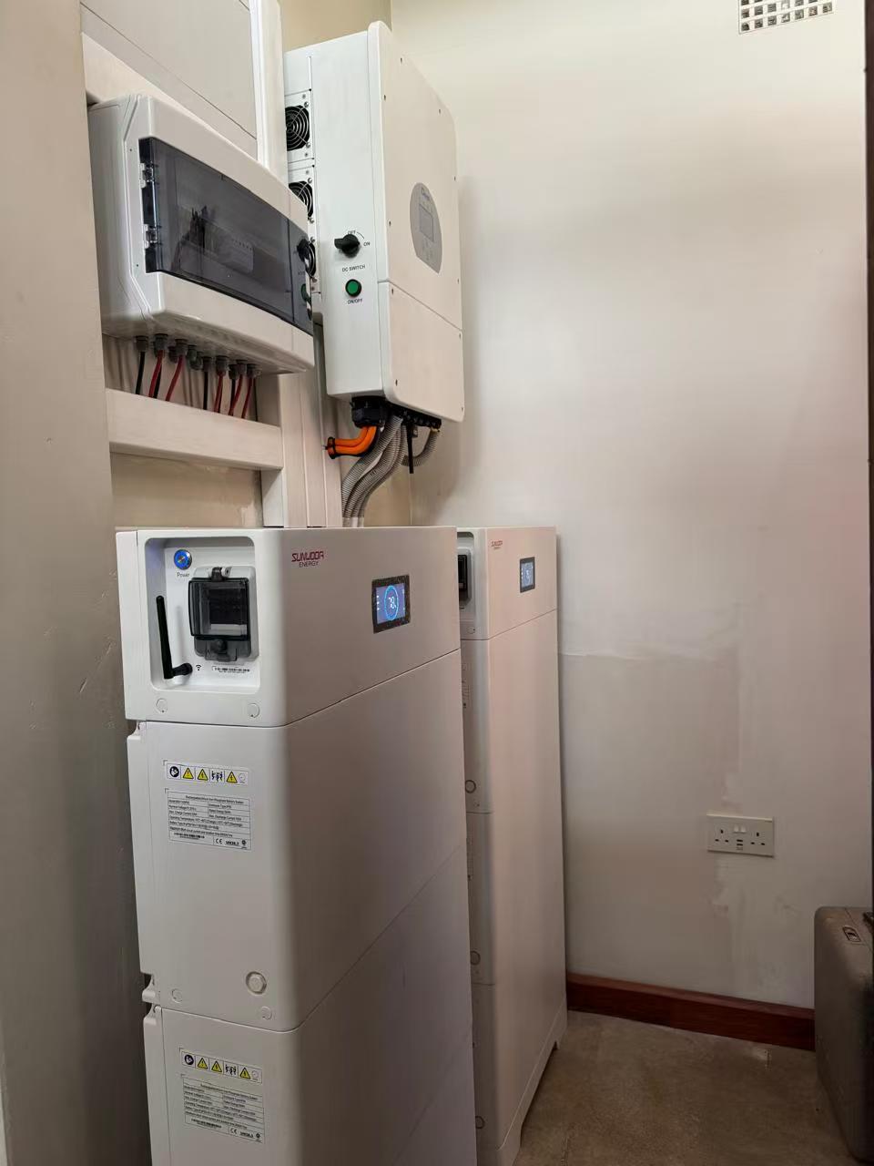 SunESS L 12kW/40kWh indoor battery system for agricultural applications in Zambia