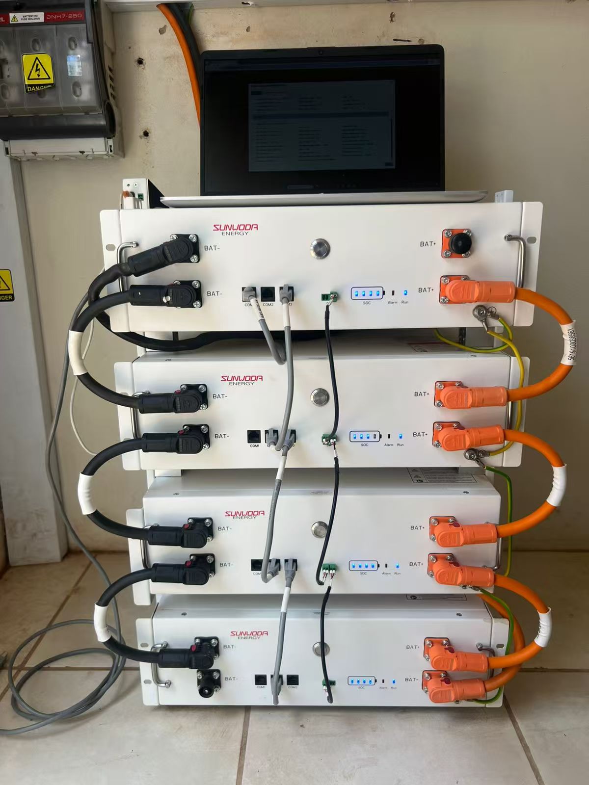 Atrix 10kW/20kWh indoor battery system for residential building in South Africa