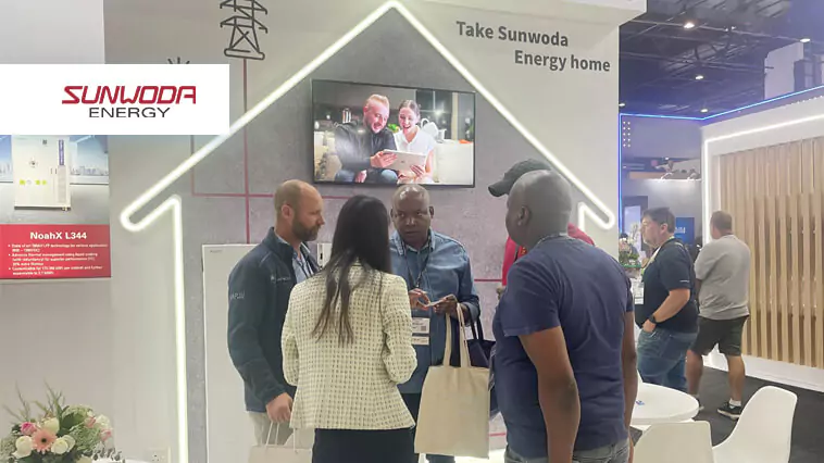 sunwoda energy at The Solar Show Africa