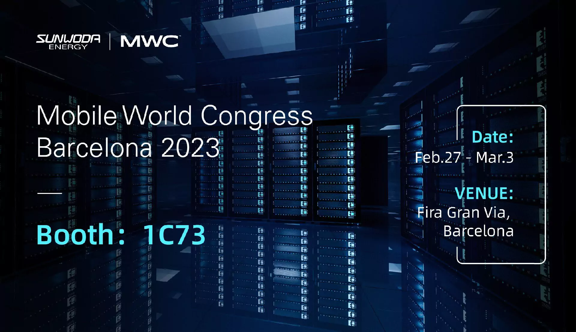 Sunwoda energy at MWC 2023