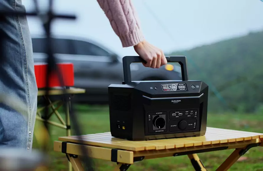 sunwoda portable power station for camping